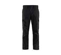 Blaklader 144418329956C60 Industrial Stretch Work Trousers, Black/Red, Size C60