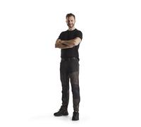 Blaklader 145618454599C46 Service Work Trousers with Stretch Dark Olive Green/Black, Size C46