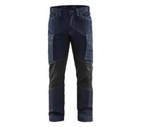 BLÅKLÄDER Trousers 14591142 Cottone, PA (Polyamide) Navy Blue, Black Size 34R