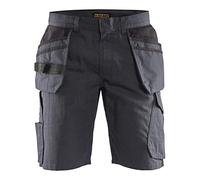 Blaklader 149413309699C62 Service Shorts with Nail Pockets, Medium Grey/Black, Size C62