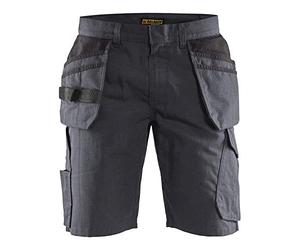 Blaklader 149413309699C62 Service Shorts with Nail Pockets, Medium Grey/Black, Size C62