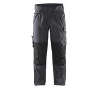 Blaklader 149513309699C62 Service Trouser with Stretch, Medium Grey/Black, Size C62