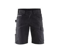 BLAKLADER 1499 RIPSTOP SERVICE SHORTS - BLACK/DARK GREY - C46 32" REG