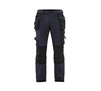 Blaklader 152216458699C152 4-Way Stretch Craftsman Work Trousers, Dark Navy/Black, Size C152