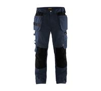 Blakläder 155518608599D92 Craftsman Trousers, Cornflower Blue/Black, D92