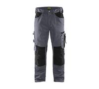 Blaklader 155618609499D112 Artisan Work Trousers Without Nail Pockets Grey/Black, Size D112