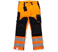 Blaklader 158815135389C52 Multinorm Inhärent Work Trousers, High Vis Orange/Navy, Size C52