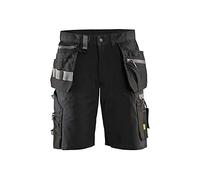 Blaklader 159813439900C52 Craftsman Stretch Shorts, Black, Size C52