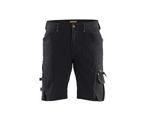 Blaklader 198716449900C54 X1900 Craftsman Short In 4-Way Stretch without Nail Pocket, Black, Size C54