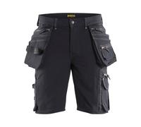 Blaklader 198816449899C50 X1900 4-Way Stretch Craftsman's Shorts Without Nail Pockets Dark Grey/Black, Size C50