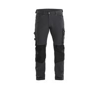 Blaklader 198916449899C148 X1900 4-Way Stretch Craftsman Trouser without Nail Pocket, Dark Grey/Black, Size C148