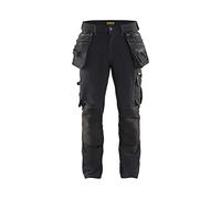 Blaklader 199816449900C52 4-Way Stretch X1900 Craftsman Work Trousers, Black, Size C52