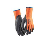 Blaklader 29601450530011 Handicraft Lined Glove, Latex Coated, High Vis Orange, Size 11