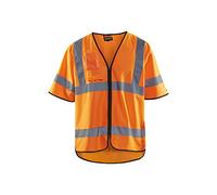 Blaklader 3023102253004XL/5XL High Vis Vest, Class 3, High Vis Orange, Size 4XL/5XL