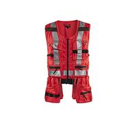 Blaklader 303218045500M High Vis Tool Vest, High Vis Red, Size M