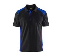BLÅKLÄDER T-shirt 33241050 Cotton, PL (Polyester) Black, Cornflower Blue Size XL