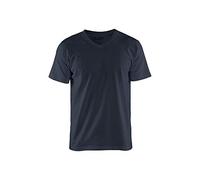 Blaklader 336010298600XS V-Neck T-Shirt, Dark Navy, X-Small