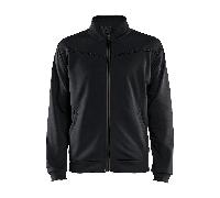 Blakläder 3362252699984XL Sweatshirt Size with Full-Zip in Black/Dark Grey, 4Xl