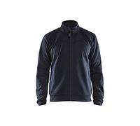 Blaklader 3362252686994XL Zip Sweat Jacket - Dark Navy/Black, 4XL