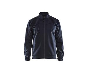 Blaklader 3362252686994XL Zip Sweat Jacket - Dark Navy/Black, 4XL