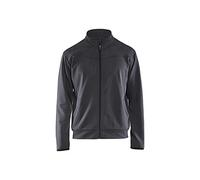 Blaklader 3362252696994XL Zip Sweat Jacket - Medium Grey/Black, 4XL