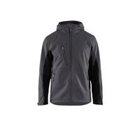 Blaklader 3363252696994XL Zip Hoodie - Medium Grey/Black, Size 4XL