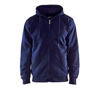 Blaklader 3366104888004XL Hooded Zip Sweatshirt Navy 4XL