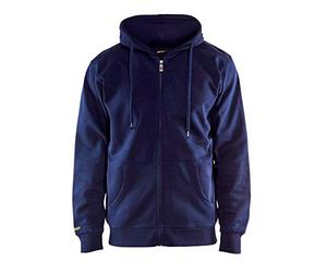 Blaklader 3366104888004XL Hooded Zip Sweatshirt Navy 4XL