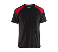 Blakläder 337910429956XX-Large T-Shirt, black/red, XX-Large
