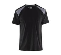 Blaklader 3379 Cotton Two Tone Crew Neck Work T-Shirt