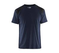 Blaklader 3379 Cotton Two Tone Crew Neck Work T-Shirt