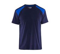 Blakläder 337910428885XXX-Large T-Shirt, Navy Blue/Cornflower Blue, XXX-Large