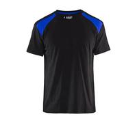 Blaklader 3379 Cotton Two Tone Crew Neck Work T-Shirt