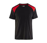 Blaklader 3379 Cotton Two Tone Crew Neck Work T-Shirt Various Colours