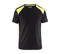 Blakläder 337910429933XXX-Large T-Shirt, Black/Yellow, XXX-Large