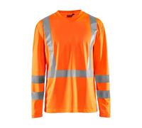 Blaklader 3386 Hi-Vis UV-Protected Long Sleeve V-Neck T-Shirt