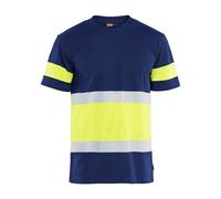 High-visibility T-shirt Blaklader Bleu 4XL