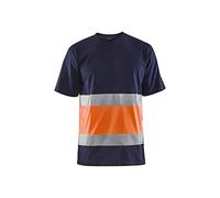 BLÅKLÄDER T-shirt 33871030 Cotton Navy Blue, Orange Size 4XL