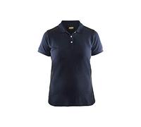 Blaklader 339010508699XL Women's Polo Shirt, Dark Navy/Black, Size XL