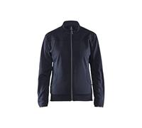 Blaklader 339425268699XS Women's Zip-Up Sweatshirt - Dark Navy/Black, X-Small