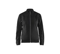 Blaklader 339425269998XS Women's Zip Sweatshirt - Black/Dark Grey, Xs