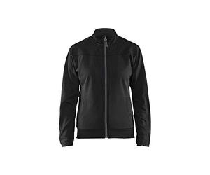 Blaklader 339425269998XS Women's Zip Sweatshirt - Black/Dark Grey, Xs