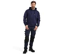 Hooded sweatshirt Blaklader Bleu L