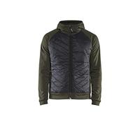 Blaklader 346325264599L Hybrid Sweater, Dark Olive, Size L