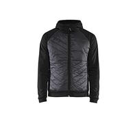 Blaklader 346325269998XXL Hybrid Sweater, Black/Dark Grey, Size XXL