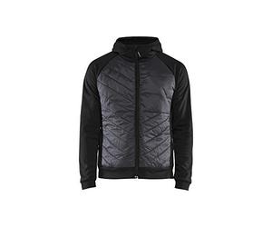 Blaklader 346325269998XXL Hybrid Sweater, Black/Dark Grey, Size XXL