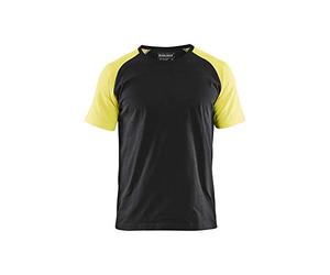 Blaklader 351510309933L T-Shirt, Black/Yellow, Size L