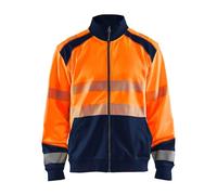 Blaklader 3558 Hi-Vis Full Zip Sweatshirt