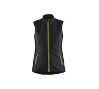 Blaklader 385125169933M Ladies Softshell Gilet, Black/Yellow, Size M