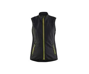 Blaklader 385125169933M Ladies Softshell Gilet, Black/Yellow, Size M